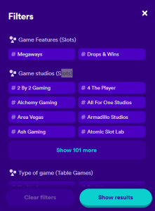 Casumo Game Providers