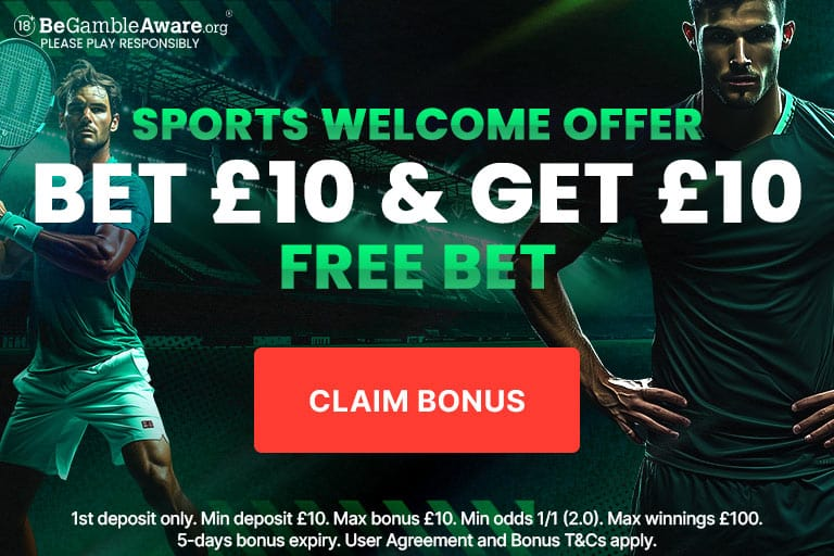 7bet Sports Welcome Offer - Bet £10 get £10