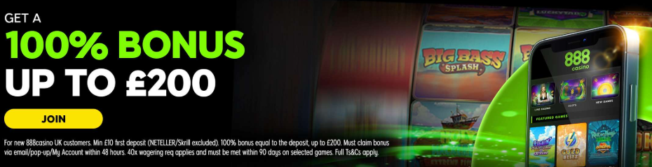 Casino 888 Welcome Bonus