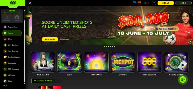 888casino Overview