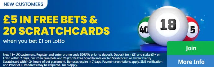 Betfred Lotto Welcome Offer