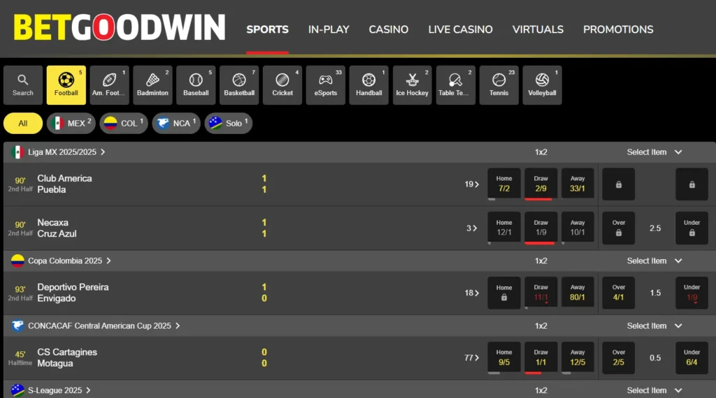 Betgoodwin Sportsbetting