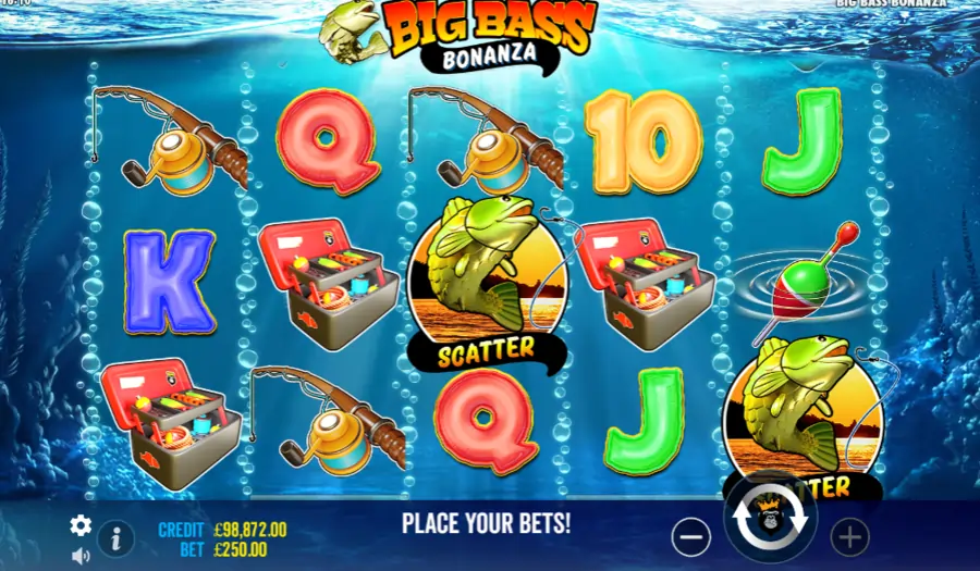 Big Bass Bonanza Slot Bonus, Features