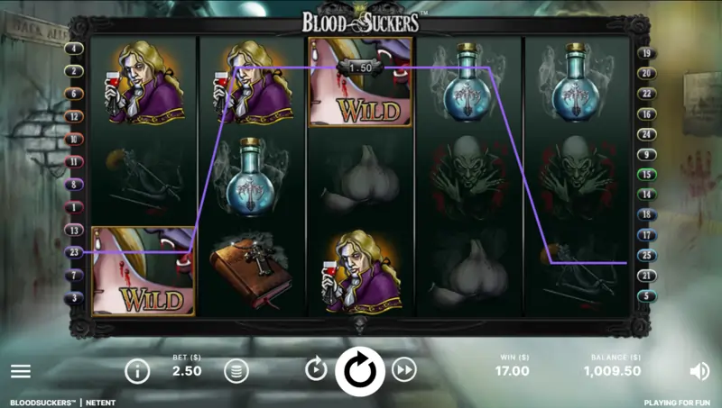 Blood Suckers -RTP, Volatility