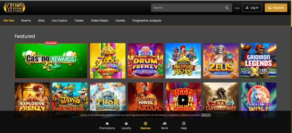 Casino Action Games