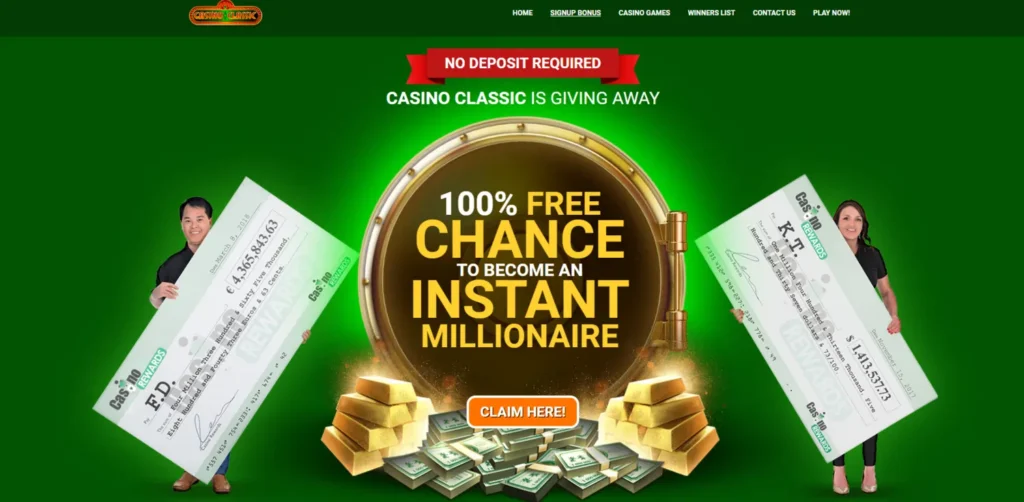 Casino Classic Welcome Offer