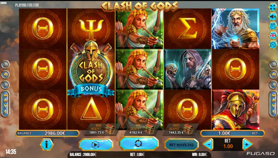 Clash of Gods Fugaso