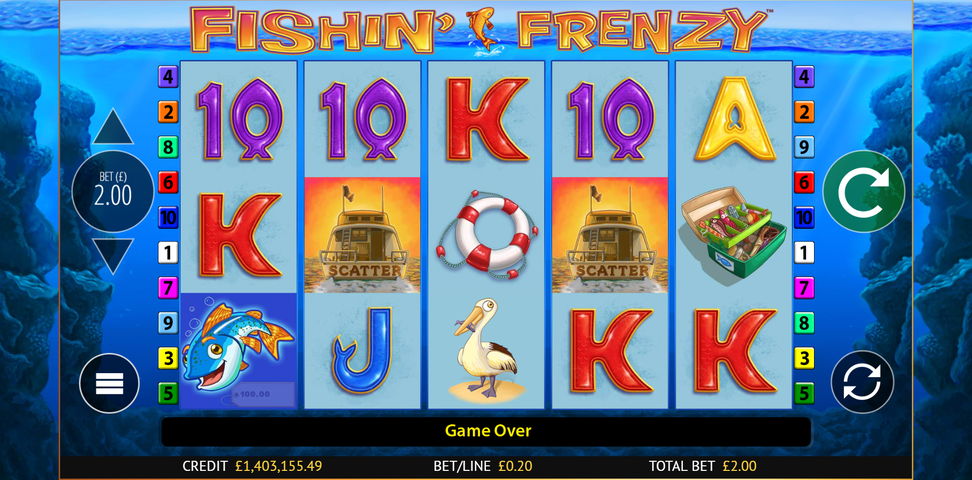 Fishin’ Frenzy Symbols