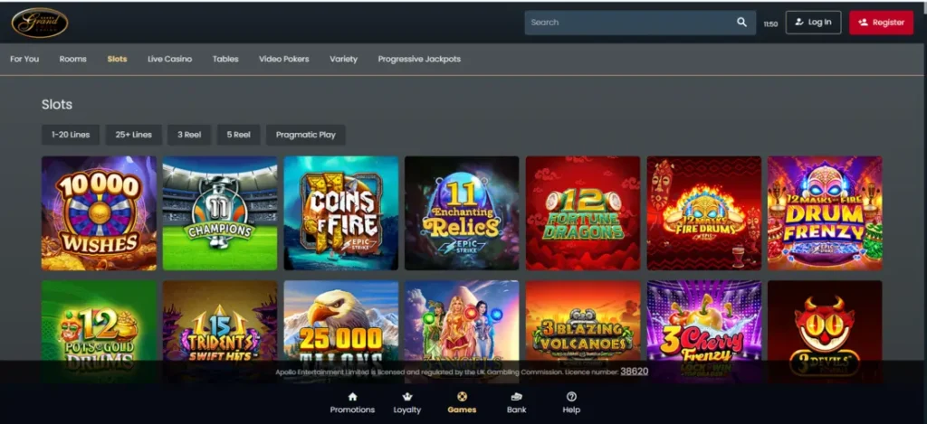 Grand Hotel Casino Slots