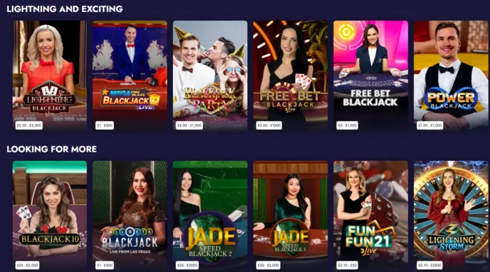 Grosvenor Casino Live Blackjack