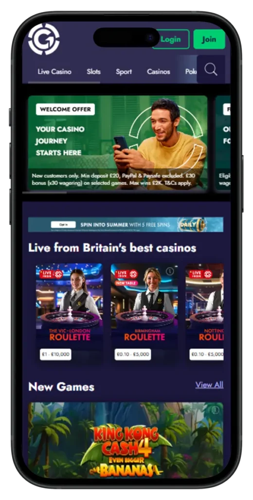 Grosvenor Casino User Experience-portrait