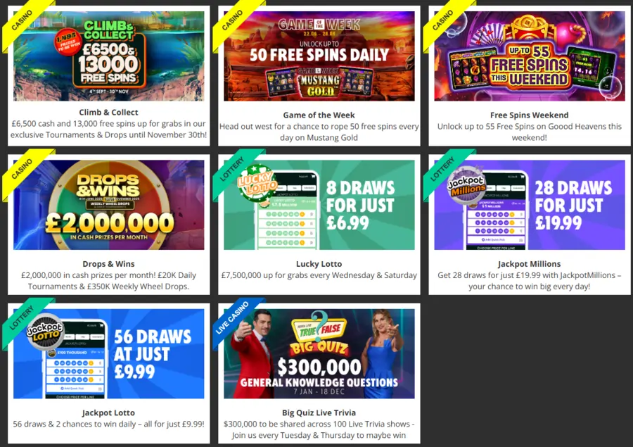 Jackpot Casinos Promotions