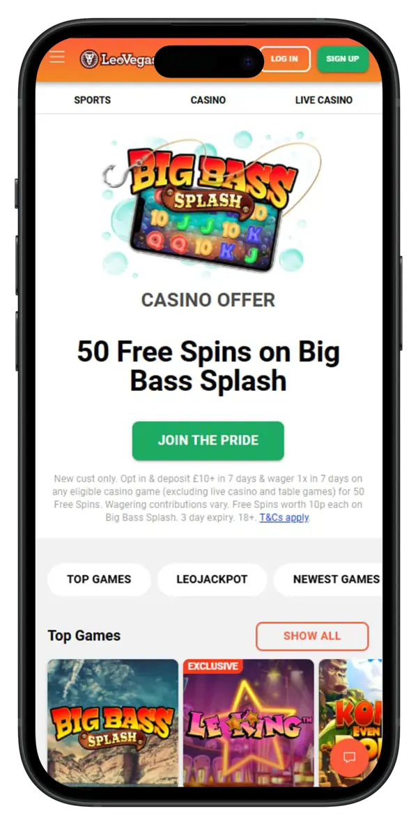 LeoVegas User Experience