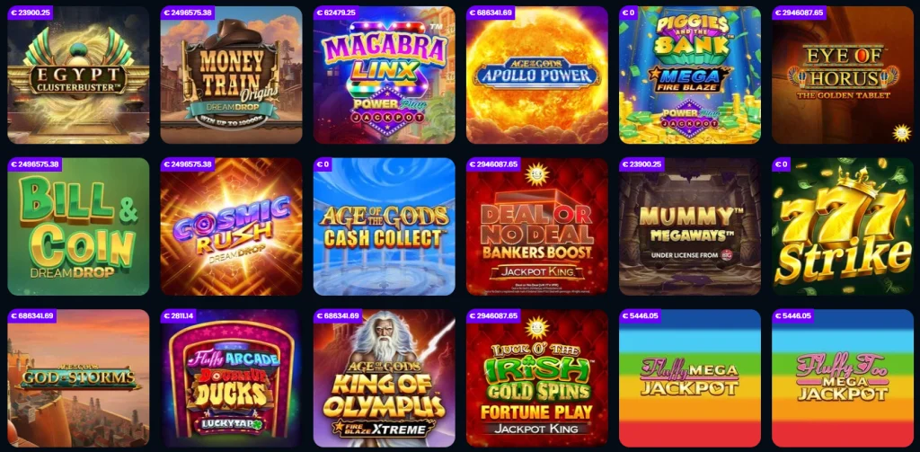 Luna Casino Jackpots
