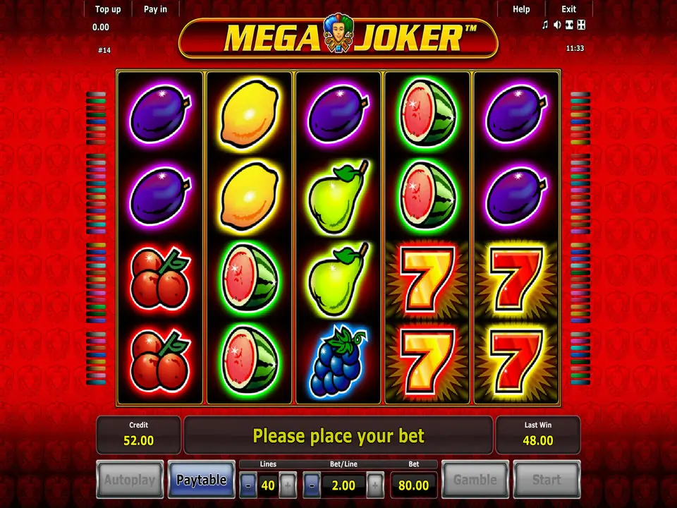 Mega Joker Slot Review, Bonuses & Free Play