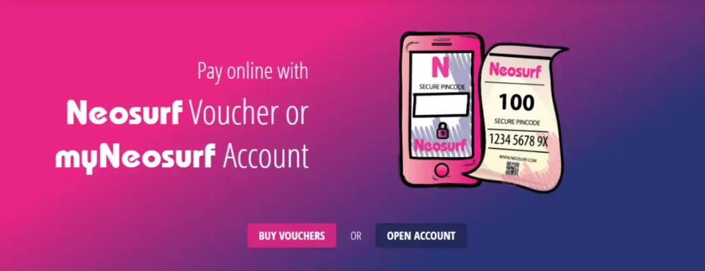 Neosurf Homepage Banner