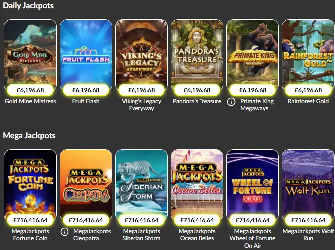 Parimatch Jackpots
