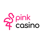 Pink casino square logo
