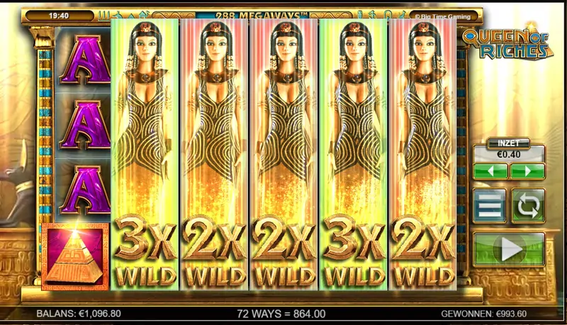 QUEEN OF RICHES SLOT DETAILS