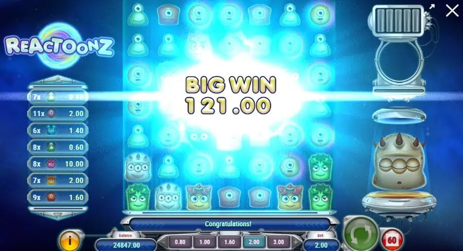 Reactoonz - Slot Demo