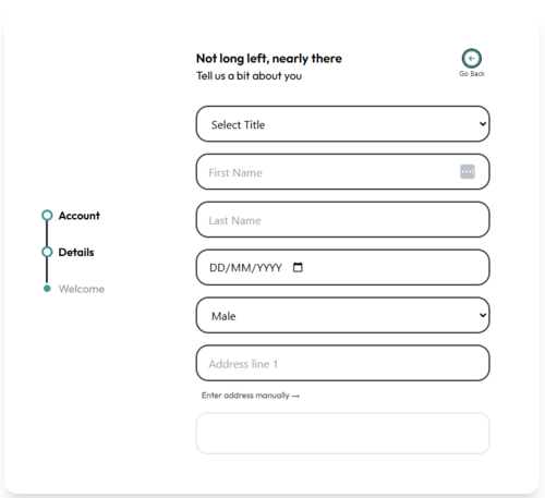 Slots Rush Registration Page