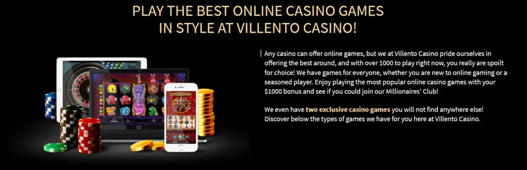 Villento Casino Games