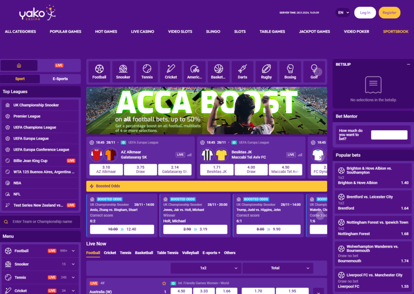 Yako Casino Sportsbook