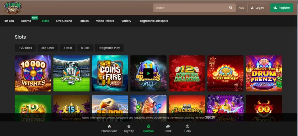Yukon Gold Casino Slots