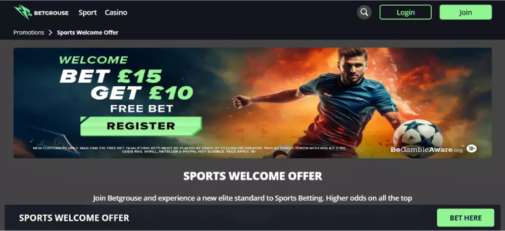 Betgrouse Welcome Bonus