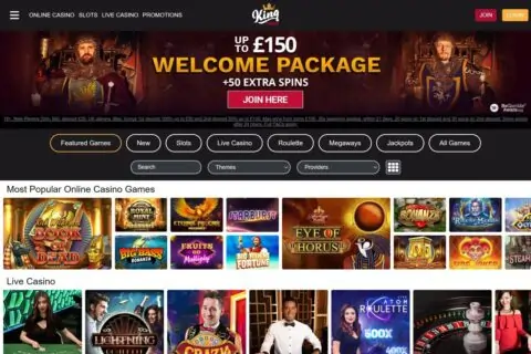 King Casino Game Selection