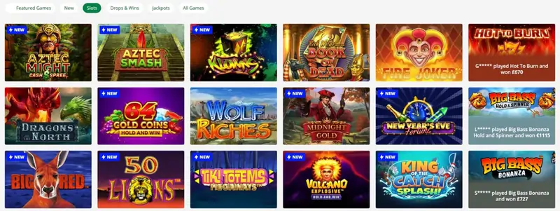 Luckster Casino slots