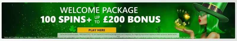 Luckster Casino welcome bonus