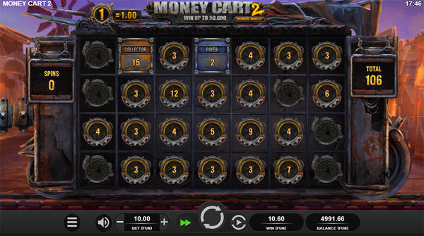 Money cart 2 slot Game Play